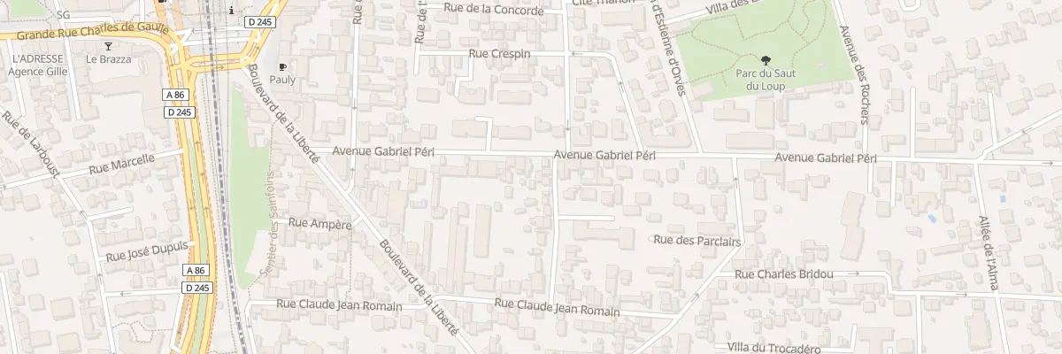 Plan du 36 Av Gabriel Péri au Perreux-sur-Marne