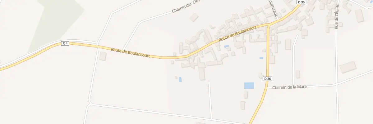 Plan du 19 Rte de Boulancourt à Fromont