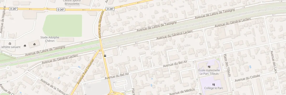Plan du 74B Av du Général Leclerc à Saint-Maur-des-Fossés