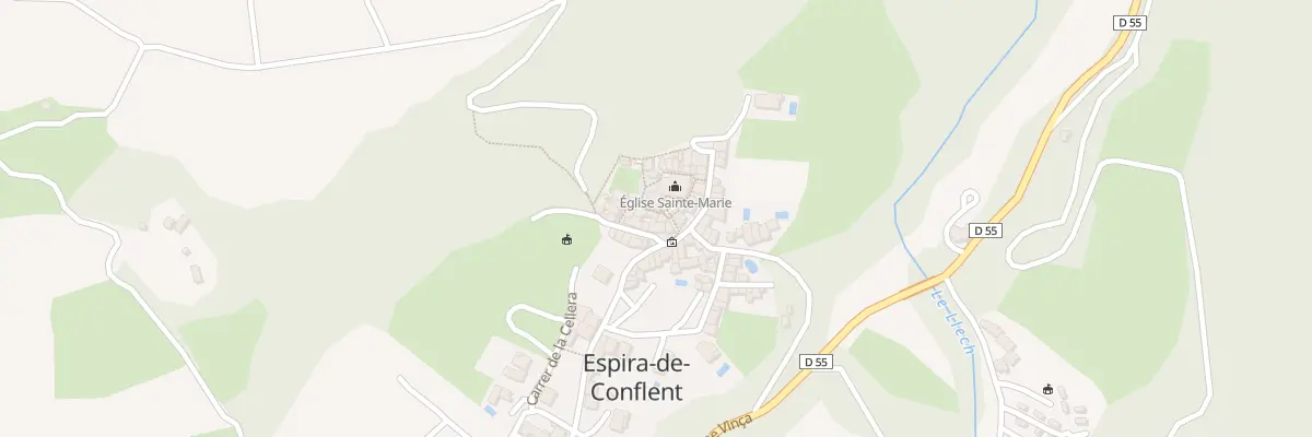 Plan du 56 Le Village à Espira-de-Conflent