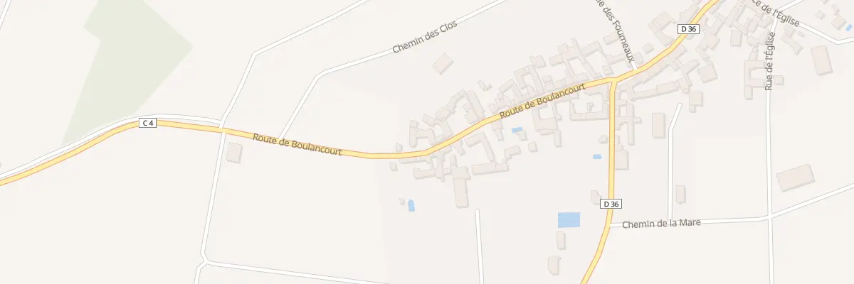 Plan du 24 Rte de Boulancourt à Fromont