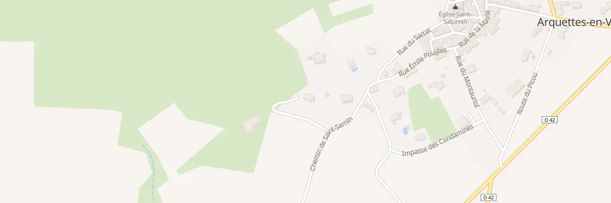Plan du 89 Che des Roumanis à Arquettes-en-Val