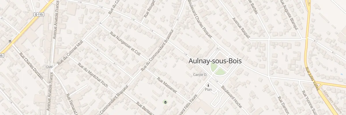 Plan du 17 Bd de l’Hôtel de Ville à Aulnay-sous-Bois