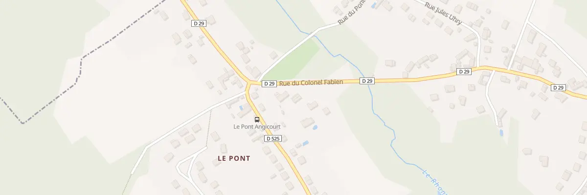 Plan du 151 Rue du Colonel Fabien à Angicourt