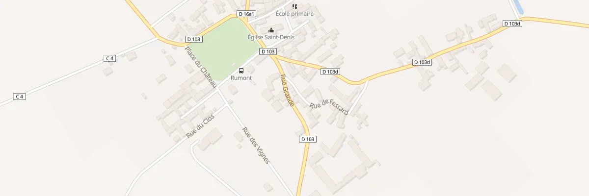 Plan du 5 Rue Grande à Rumont