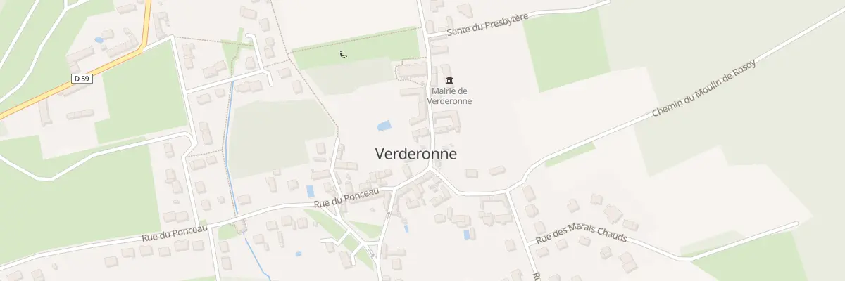 Plan du 16 Rue de l’Eglise à Verderonne
