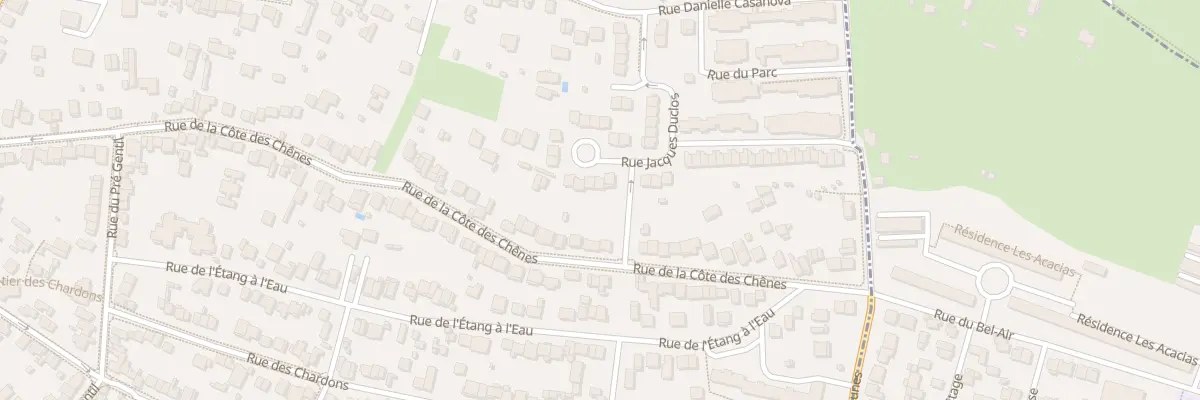 Plan du 3 Rue Jacques Duclos à Rosny-sous-Bois