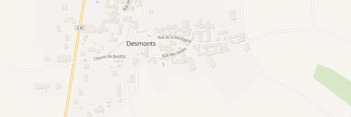 Plan du 3 Rue des Saules à Desmonts