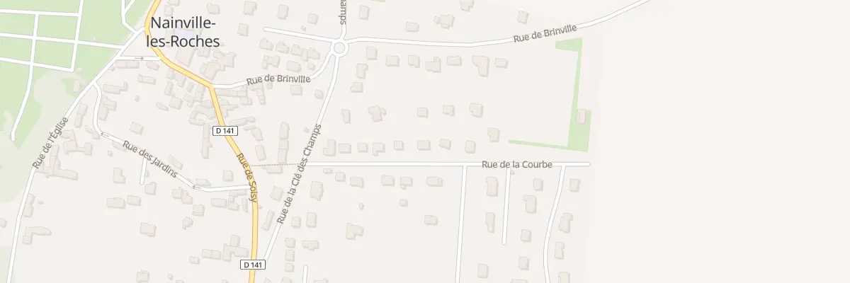 Plan du 11 Rue de la Courbe à Nainville-les-Roches