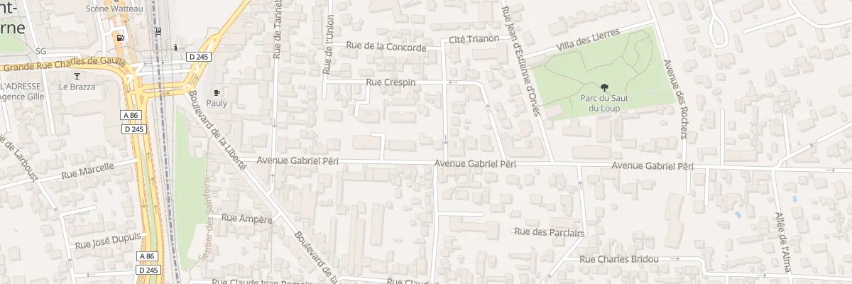 Plan du 33B Av Gabriel Péri au Perreux-sur-Marne