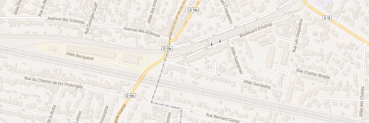 Plan du 4 Bd d’Aulnay à Villemomble
