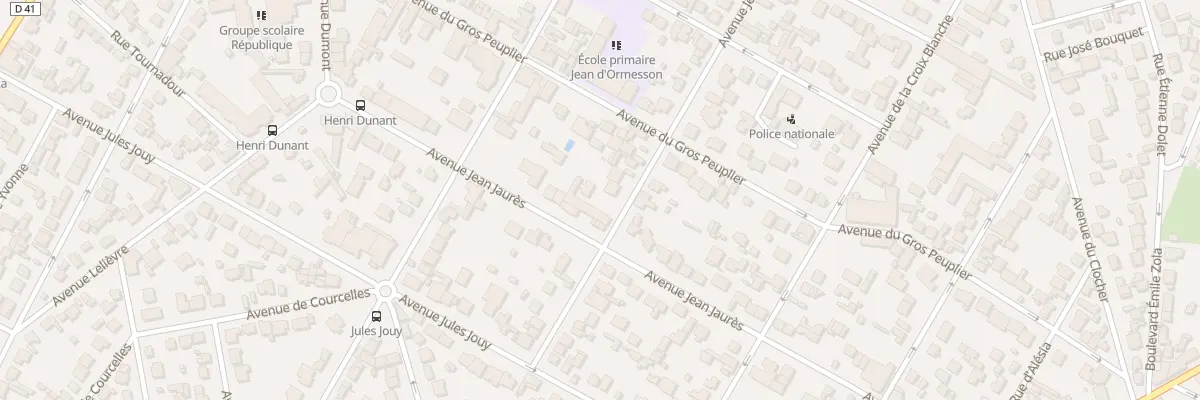 Plan du 34 Av Jean-jacques Rousseau à Aulnay-sous-Bois