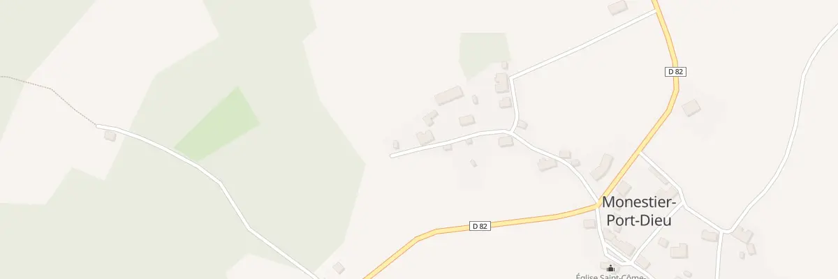Plan du 5049 Le Bourg à Monestier-Port-Dieu