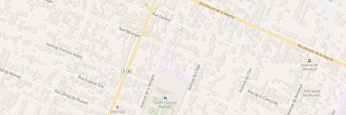 Plan du 54 Rue Béranger à Saint-Maur-des-Fossés