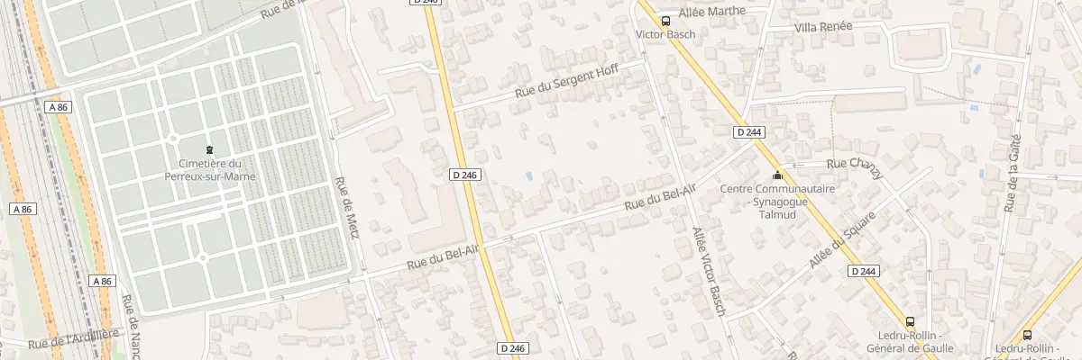 Plan du 26 Rue du Bel-Air au Perreux-sur-Marne
