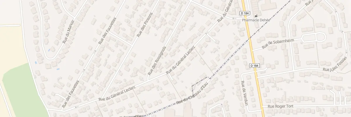 Plan du 40 Rue du Général Leclerc à Puiseux-en-France