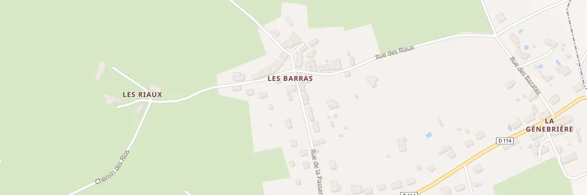 Plan du 15 Rue de la Passerelle à Huriel