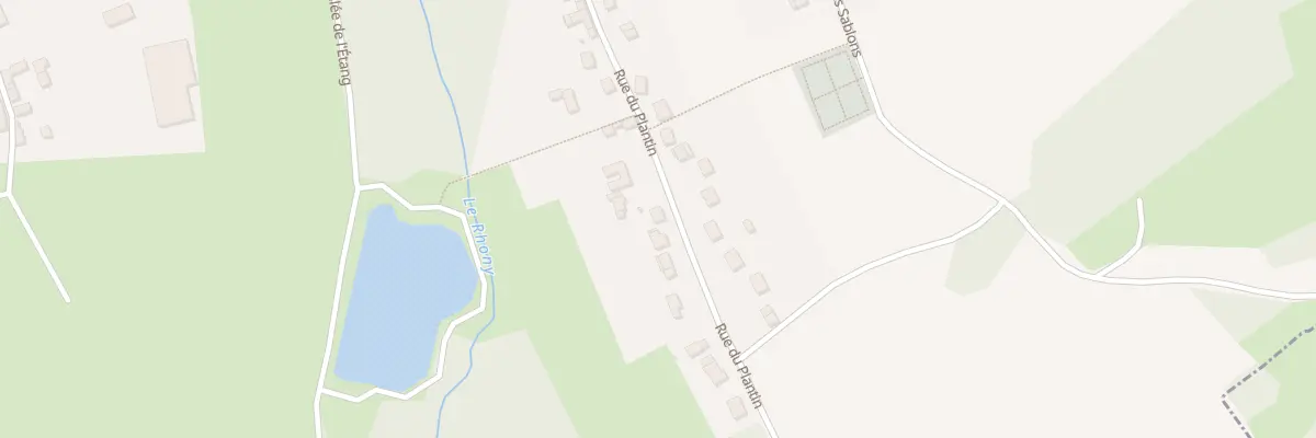 Plan du 18 Rue du Plantin à Verderonne