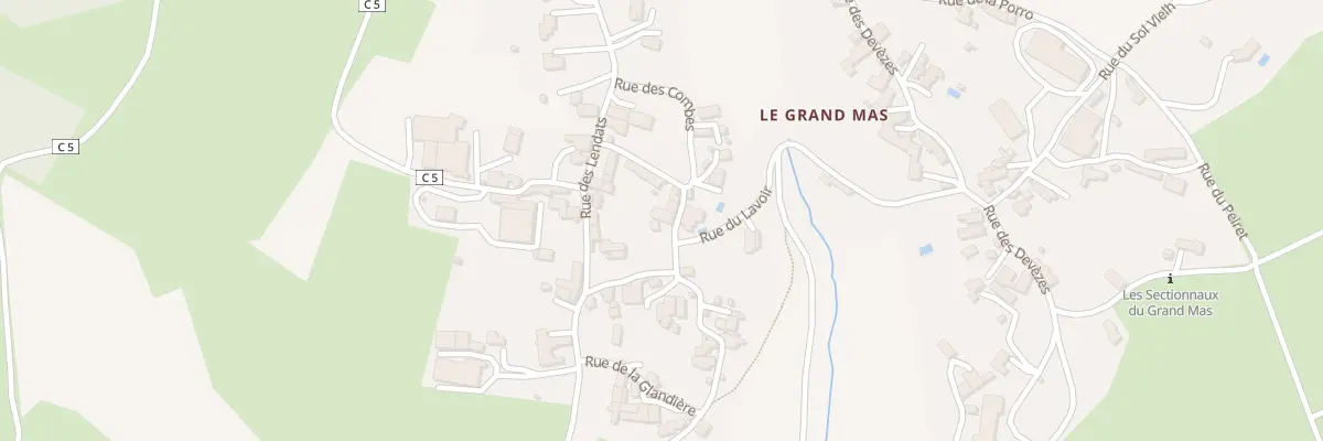 Plan du 5187 Le Grand Mas à Mouret