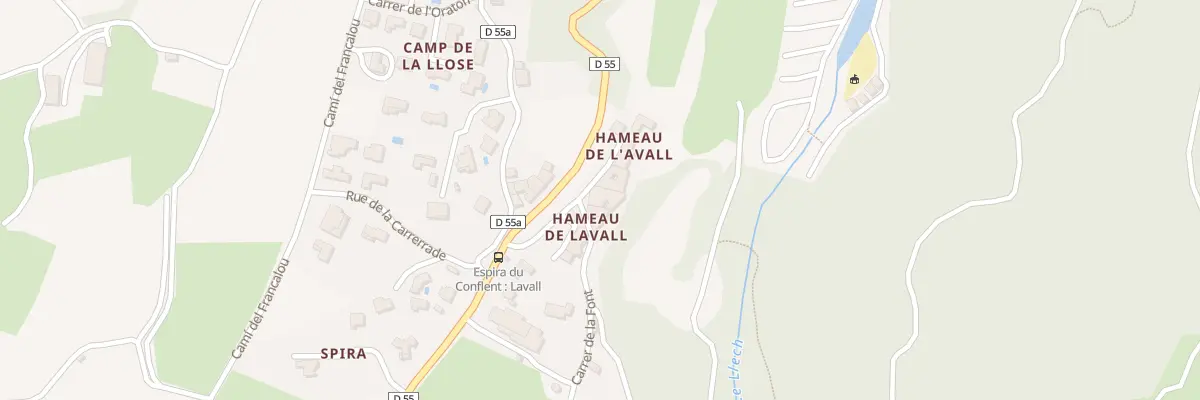 Plan du 4 Le Village à Espira-de-Conflent