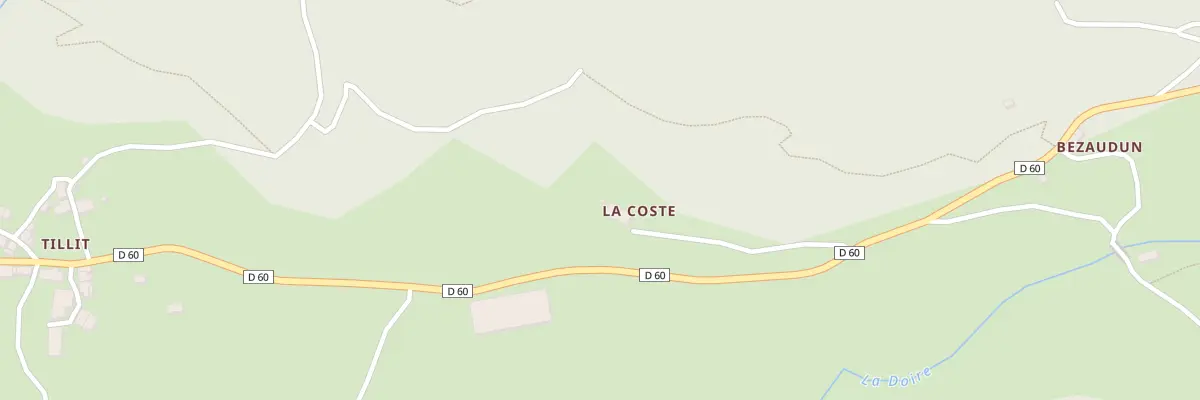Plan du 5017 La Coste à Tournemire