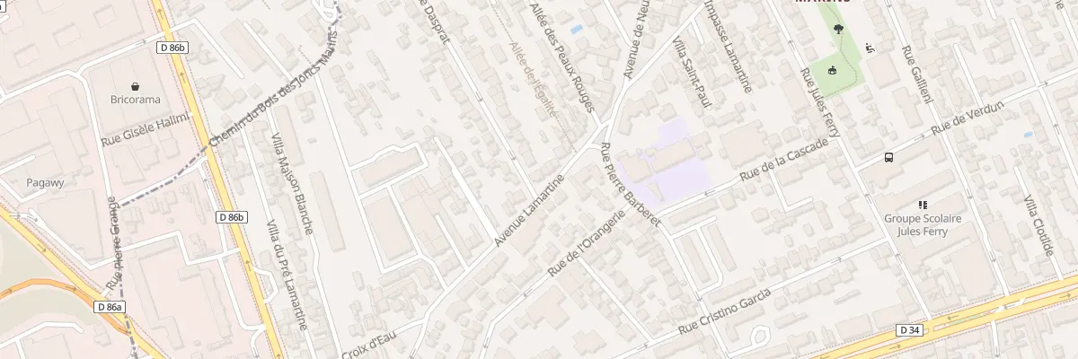 Plan du 55 Av Lamartine au Perreux-sur-Marne