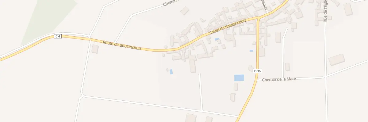 Plan du 17 Rte de Boulancourt à Fromont