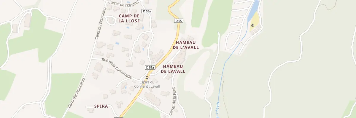 Plan du 3 Le Village à Espira-de-Conflent