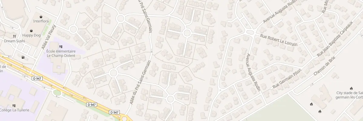 Plan du 21 Sq Clément Marot à Saint-Germain-lès-Corbeil