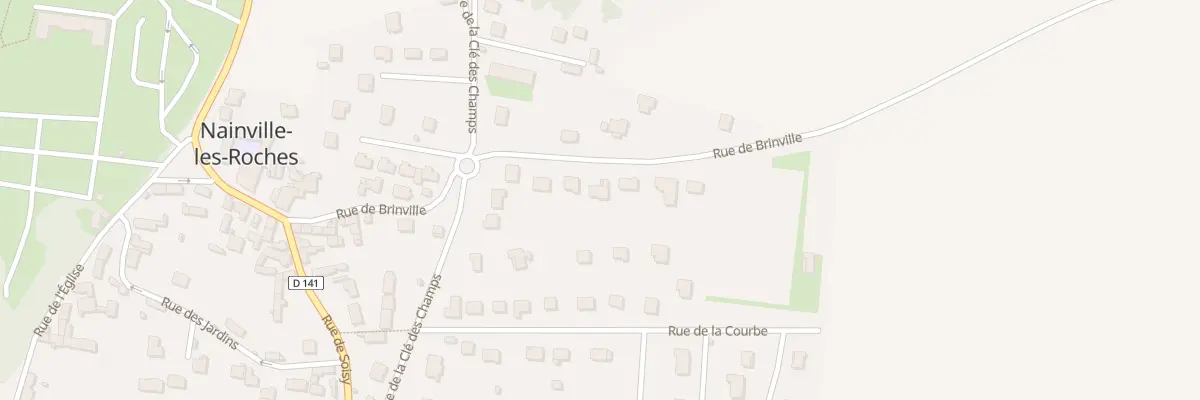 Plan du 28 Rue de Brinville à Nainville-les-Roches
