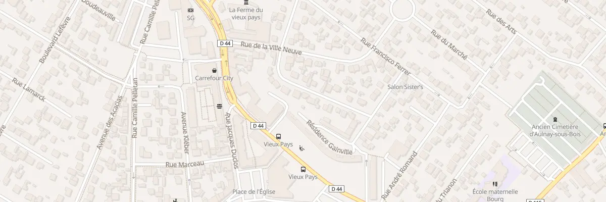 Plan du 26 Rue du Progrès à Aulnay-sous-Bois