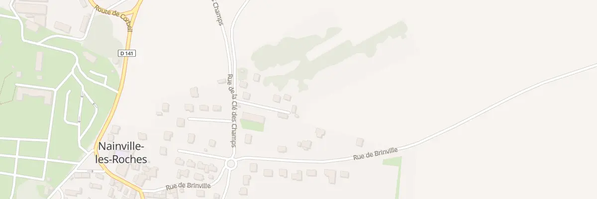Plan du 24 Rue de la Clé des Champs à Nainville-les-Roches