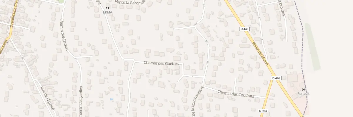 Plan du 11 Che des Guètres à Saintry-sur-Seine