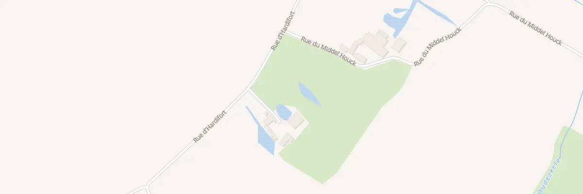 Plan du 1707 Rue d’Hardifort à Oudezeele
