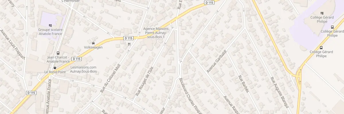 Plan du 6 Bd Charles Floquet à Aulnay-sous-Bois