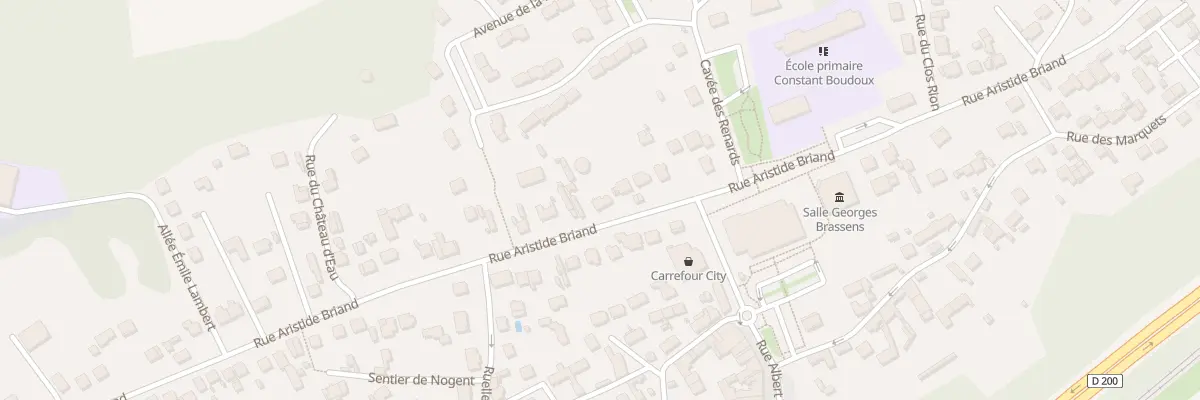 Plan du 125 Rue Aristide Briand à Villers-Saint-Paul