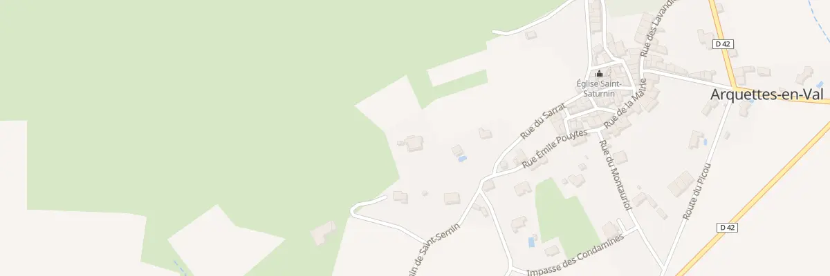 Plan du 24 Che des Roumanis à Arquettes-en-Val