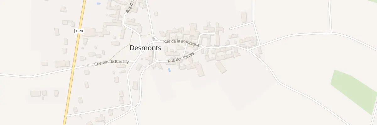 Plan du 5 Rue des Saules à Desmonts