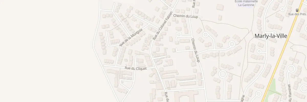 Plan du 58B Rue du Colonel Fabien à Marly-la-Ville