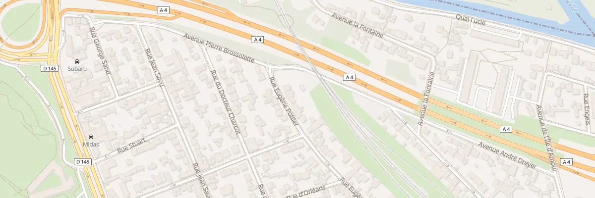 Plan du 72 Rue Eugène Pottier à Champigny-sur-Marne