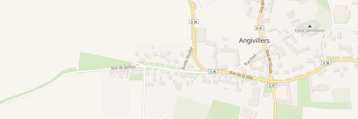 Plan du 252 Rue de la Ville à Angivillers