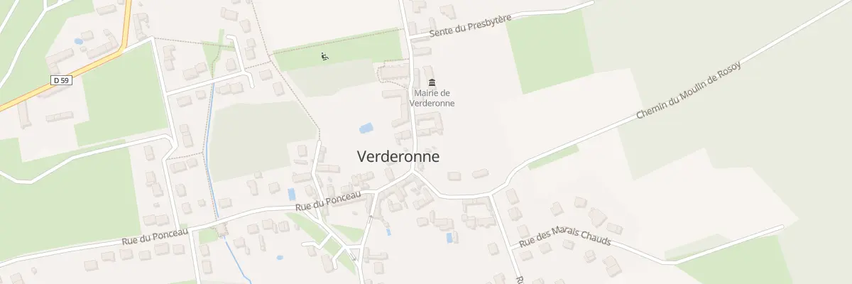 Plan du 17 Rue de l’Eglise à Verderonne