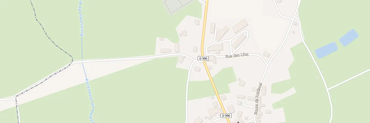 Plan du 3 Rue des Lilas à Fontanières