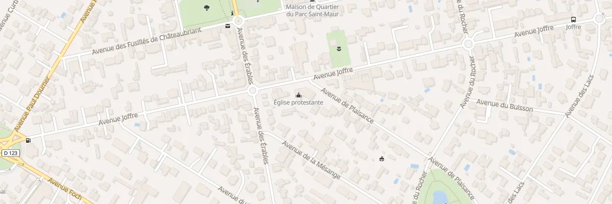 Plan du 42 Av Joffre à Saint-Maur-des-Fossés
