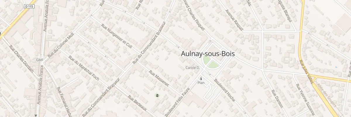 Plan du 11 Bd de l’Hôtel de Ville à Aulnay-sous-Bois