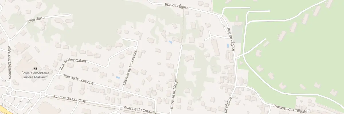 Plan du 6 Imp du Verger au Coudray-Montceaux