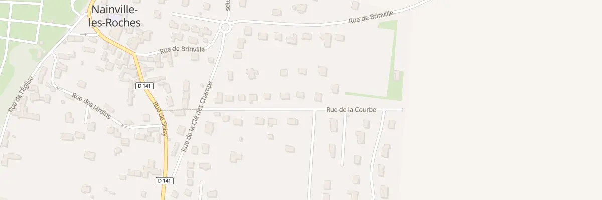 Plan du 15 Rue de la Courbe à Nainville-les-Roches
