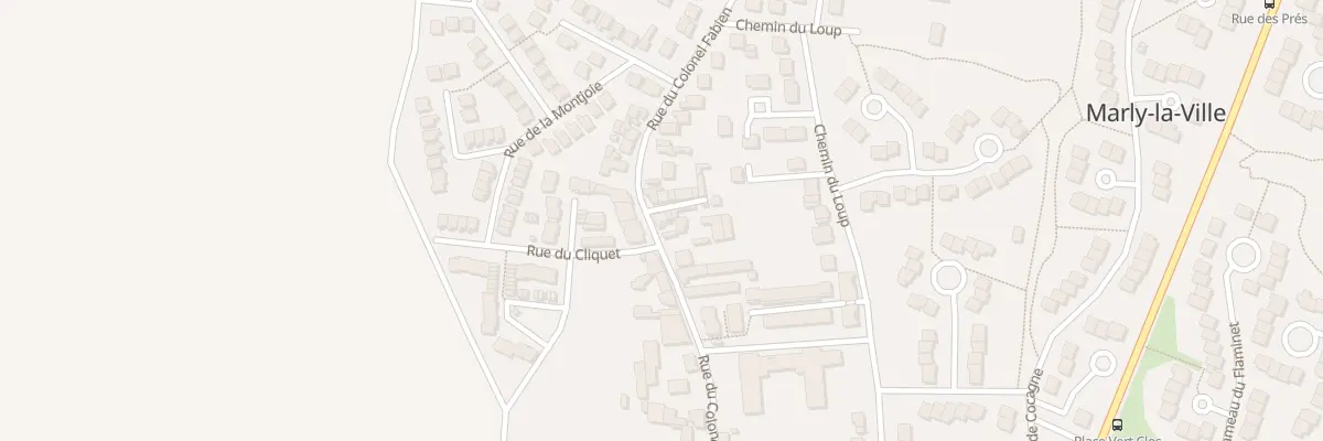 Plan du 54 Rue du Colonel Fabien à Marly-la-Ville