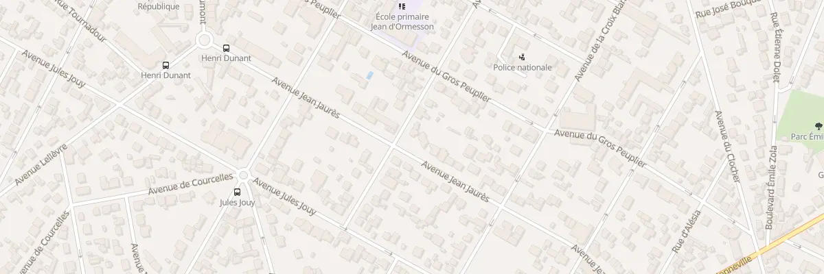 Plan du 25B Av Jean-jacques Rousseau à Aulnay-sous-Bois