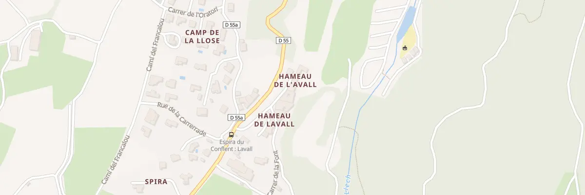 Plan du 9000 Ham de l’Avall à Espira-de-Conflent